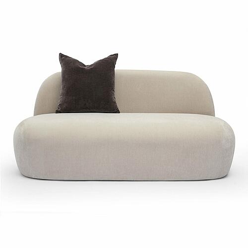 Carraway Taupe Upcycled Chenille Loveseat by TOV Furniture