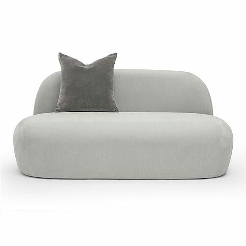Carraway Grey Upcycled Chenille Loveseat by TOV Furniture