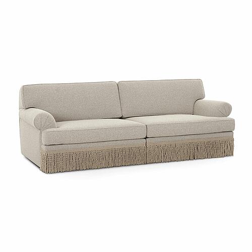 Yvette Warm Grey Boucle Sofa by TOV Furniture