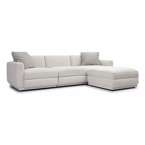 Perry Cream Chenille Modular Sectional by TOV Furniture