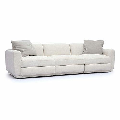 Perry Cream Chenille Modular Sofa by TOV Furniture