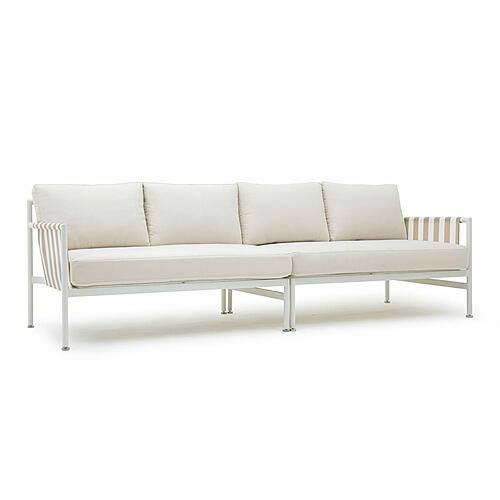 Dunes Cream Outdoor 110 inch Sofa by TOV Furniture