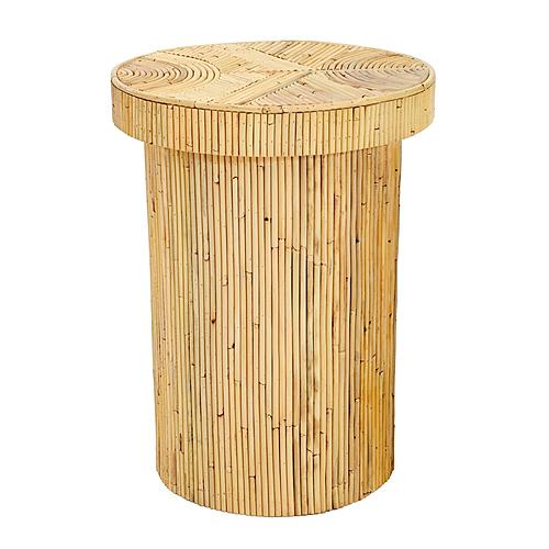 Acadia Rattan Side Table by TOV Furniture
