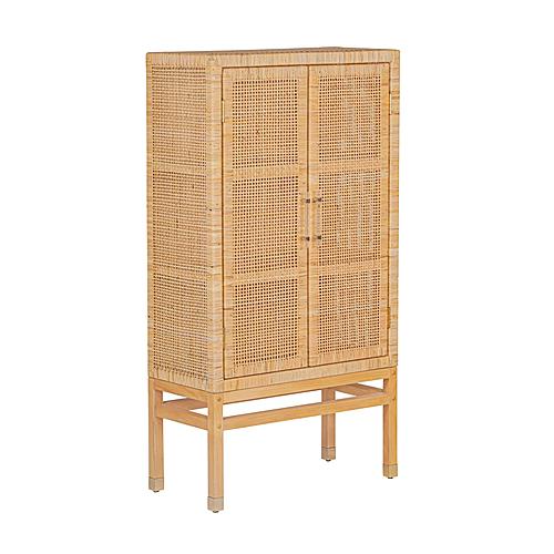 Amara Natural Woven Rattan Cabinet by TOV Furniture