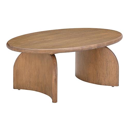 Sofia Cognac Wooden Coffee Table by TOV Furniture