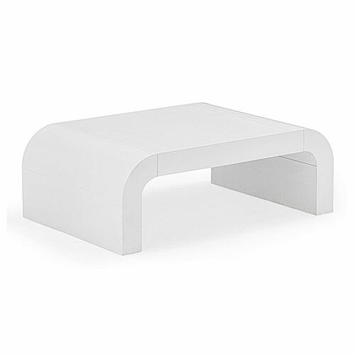 Hump White Coffee Table by TOV Furniture