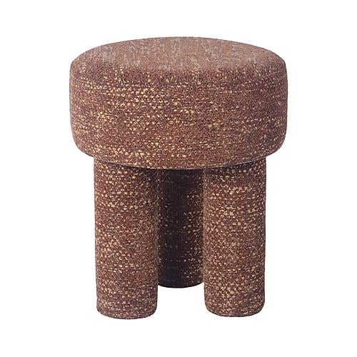 Claire Sedona Brown Knubby Stool by TOV Furniture