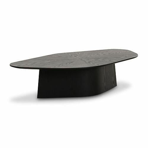 Roche Black Ash Low Coffee Table by TOV Furniture