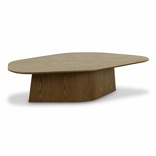 Roche Brown Ash Low Coffee Table by TOV Furniture