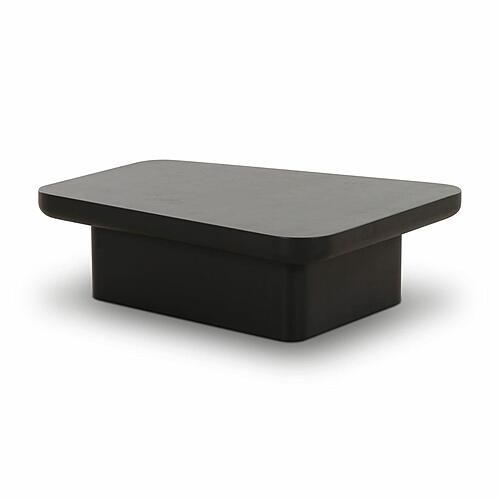 Yoko Black Large Coffee Table by TOV Furniture
