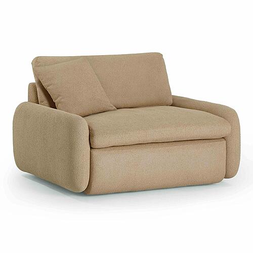 Rachelle Tan Boucle Lounge Chair by TOV Furniture