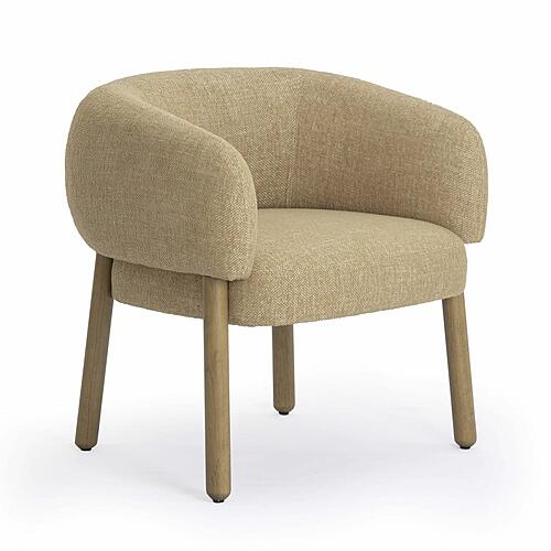 Foxy Honey Performance Textured Fabric Accent Chair by TOV Furniture
