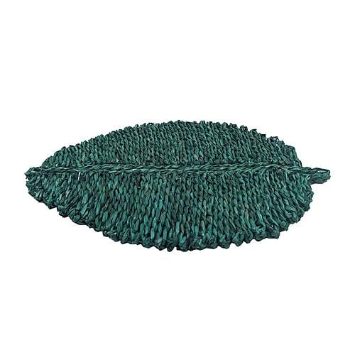 Leaf Green Seagrass Placemat - Set of 4 by TOV Furniture