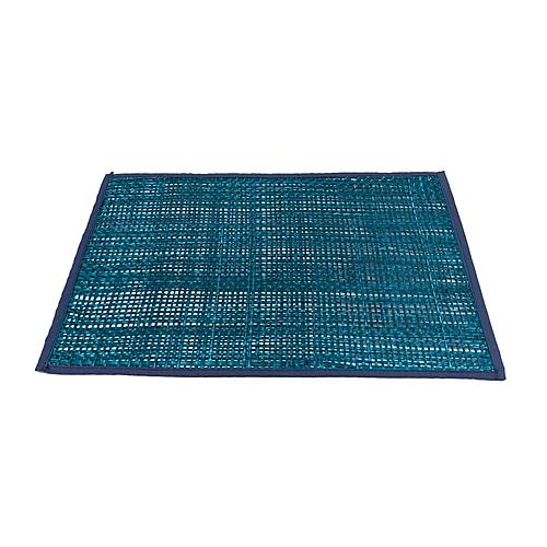 Peele Blue Seagrass Placemat - Set of 4 by TOV Furniture