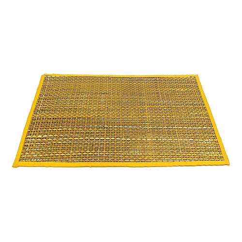 Peele Yellow Seagrass Placemats - Set of 4 by TOV Furniture