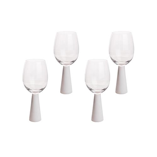 Rose White Wine Glasses - Set of 4 by TOV Furniture