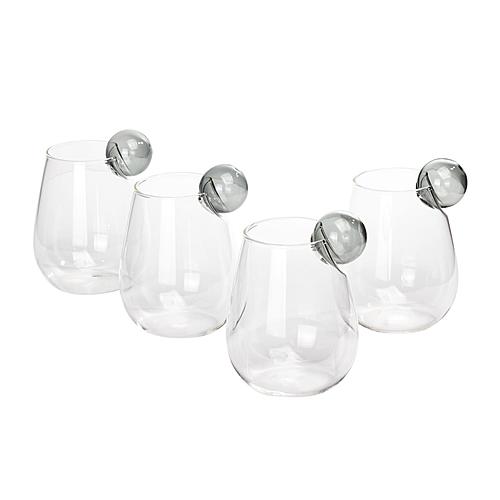 Boule Clear Water Glass - Set of 4 by TOV Furniture