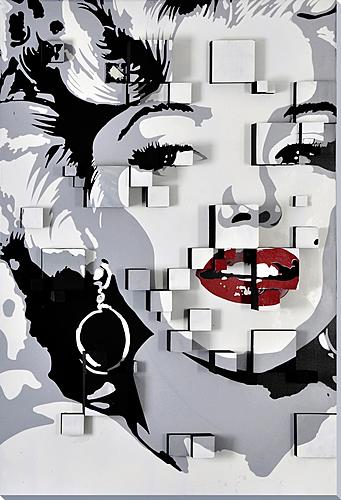 TT1818 Curated Canvas - 3D Print on Canvas (32x47) by Classy Art