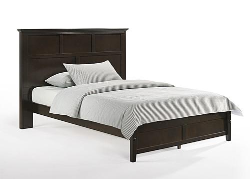 Tarragon Dark Chocolate Platform Bed by Night & Day Furniture