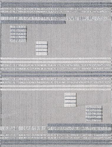 Terra Ivory Denim Fade Area Rug by KAS Rugs