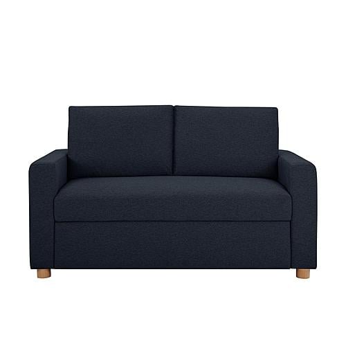 Serta&reg; Tyson Convertible Sofa in Navy Woven by Lifestyle