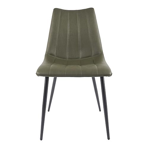 Alibi Dining Chair Dark Green (Set of 2) by Moe's Home Collection