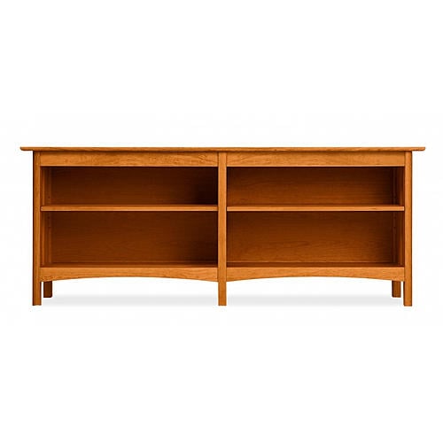 Burlington Wood Console Bookcase by Vermont Furniture Designs