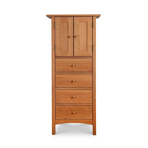 Burlington 4-Drawer Tall Storage Chest by Vermont Furniture Designs