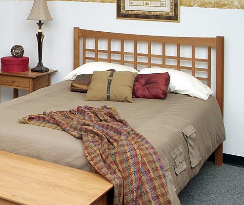 Cityscape Wood Bed w/Low Footboard by Vermont Furniture Designs