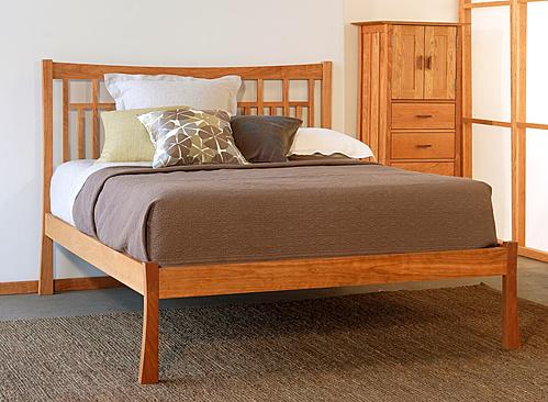 Greenwich Wood Bed w/Low Footboard by Vermont Furniture Designs