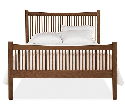 Heartwood Wood Bed w/High Footboard by Vermont Furniture Designs