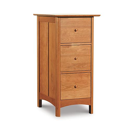 Burlington Wood 3-Drawer File Cabinet by Vermont Furniture Designs