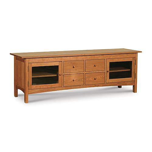 Heartwood 4-Drawer Plasma Media Console w/2-Door by Vermont Furniture Designs