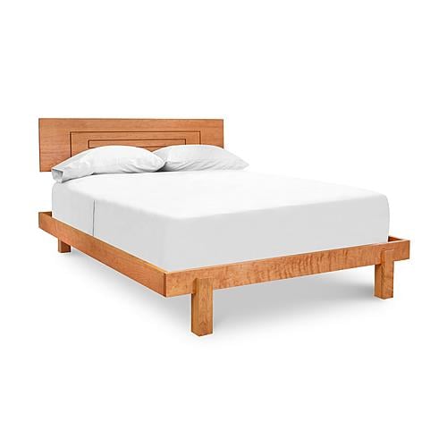 Loft Wood Bed w/Low Footboard by Vermont Furniture Designs