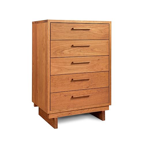 Loft Wood 5-Drawer Wide Dresser by Vermont Furniture Designs