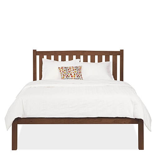 Mission Wood Bed w/Low Footboard by Vermont Furniture Designs
