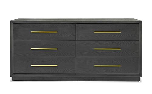 Modrest Manhattan - Contemporary Grey & Gold Dresser by VIG Furniture