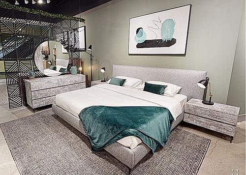 Nova Domus Aria - Italian Modern Grey Fabric Bed by VIG Furniture