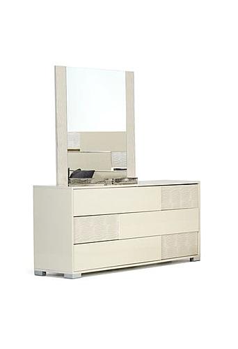 Modrest Monza Italian Modern Beige Mirror by VIG Furniture
