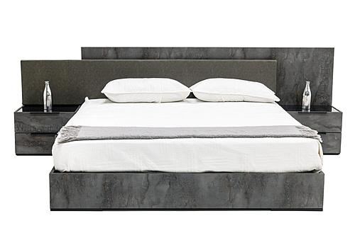 Nova Domus Ferrara - Modern Volcano Oxide Grey Eastern King Bedroom Set by VIG Furniture