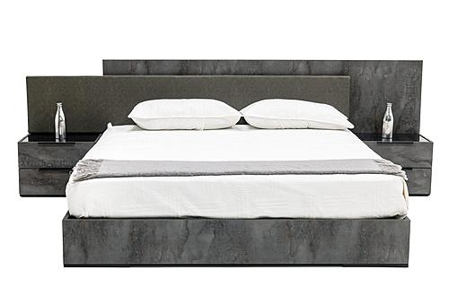 Nova Domus Ferrara - Modern Volcano Oxide Grey Queen Bedroom Set by VIG Furniture