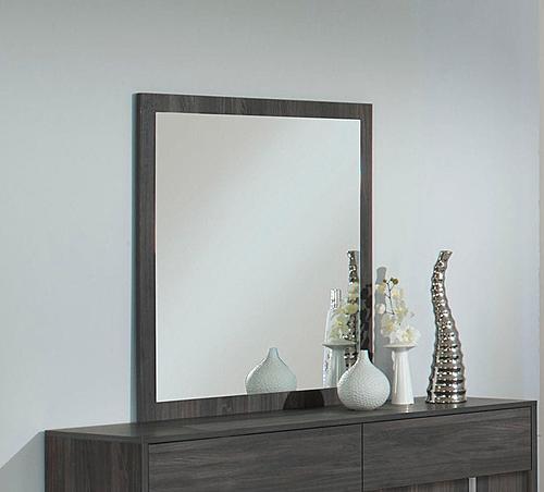 Moderst Luca Italian Modern Grey Mirror by VIG Furniture