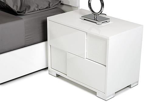 Modrest Monza Italian Modern White Nightstand by VIG Furniture