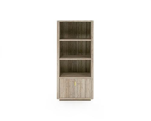 Nova Domus Roma - Modern Travertine + Gold Bookcase by VIG Furniture