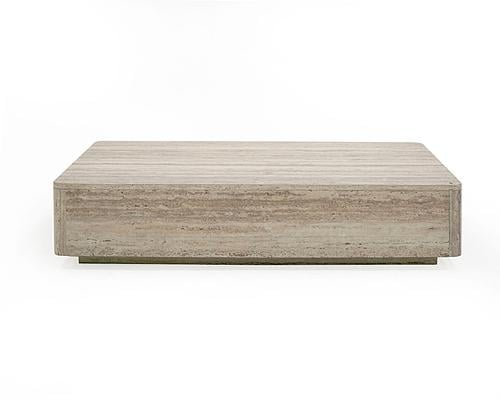 Nova Domus Roma - Modern Travertine Rectangular Coffee Table by VIG Furniture