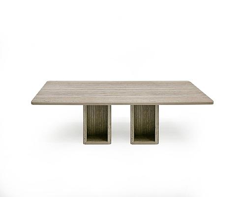 Nova Domus Roma - Modern Travertine Rectangular Dining Table by VIG Furniture