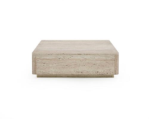 Nova Domus Roma - Modern Travertine Square Coffee Table by VIG Furniture