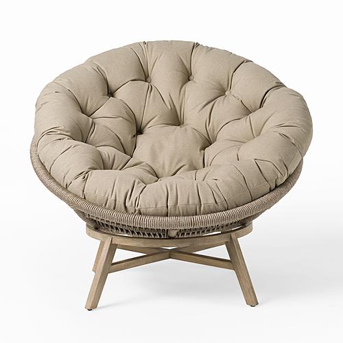 Renava Moon - Outdoor Beige Lounge Chair by VIG Furniture