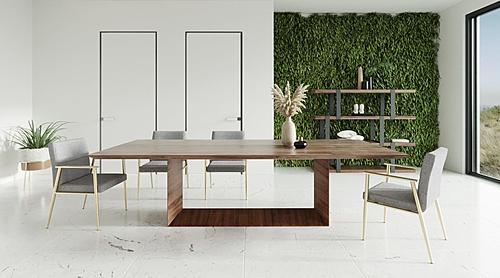 Modrest Channa - Modern Walnut Dining Table by VIG Furniture