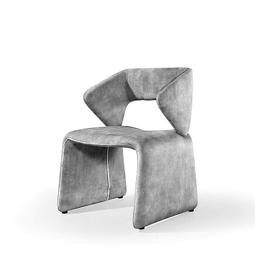 Modrest - Modern Linus Accent Light Grey Chair by VIG Furniture